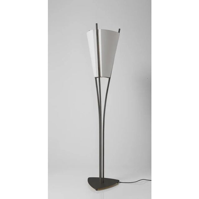 Curve xs floor lamp by emilie cathelineau dimensions: d 40 x w 40 x h 50 cm materials: solid brass, textile lampshade,...