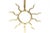 Piero Fornasetti Vintage Fornasetti Style Sun Motif Polished Brass Tall Candlesticks, 1970's For Sale - Image 4 of 11
