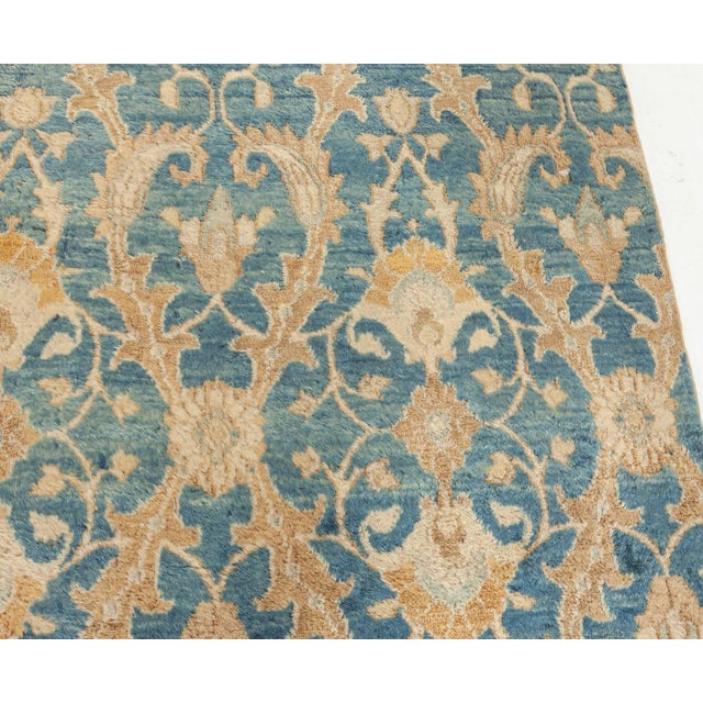 Textile Doris Leslie Blau Antique Meshad Light Beige Runner - c. 1920 Mashad (Fragment) For Sale - Image 7 of 7