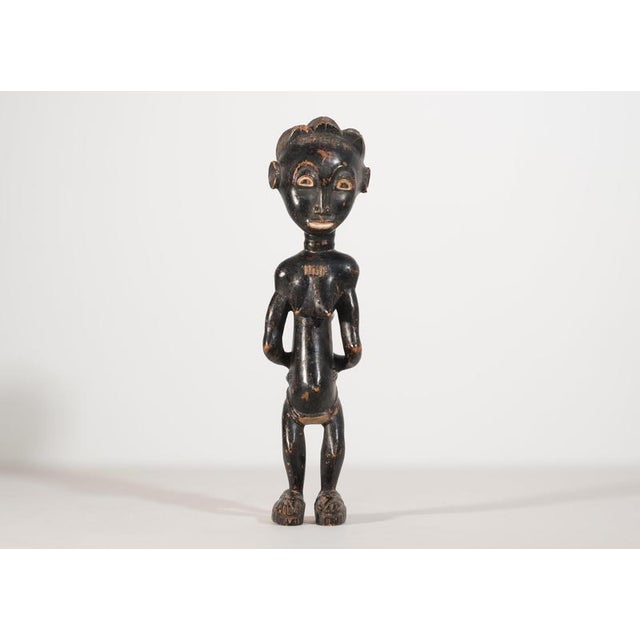 Black African Carved Wooden Figurine, Early 20th Century For Sale - Image 8 of 8