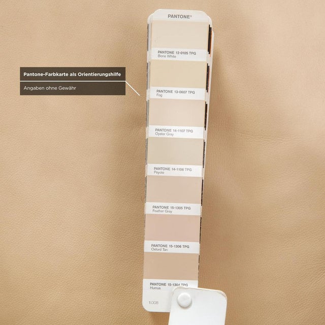 Animal Skin Sam Armchairs in Cream Leather from Ewald Schillig, Set of 2 For Sale - Image 7 of 13