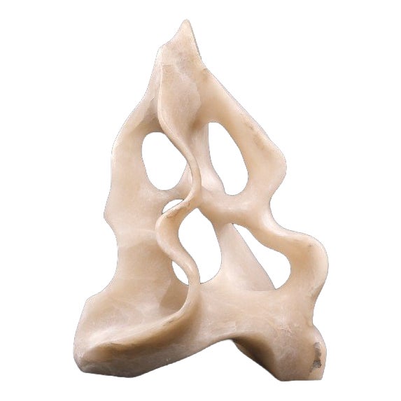 Hugo Verheyen, Alabaster Sculpture Labyrinth, 1970s, Marble For Sale