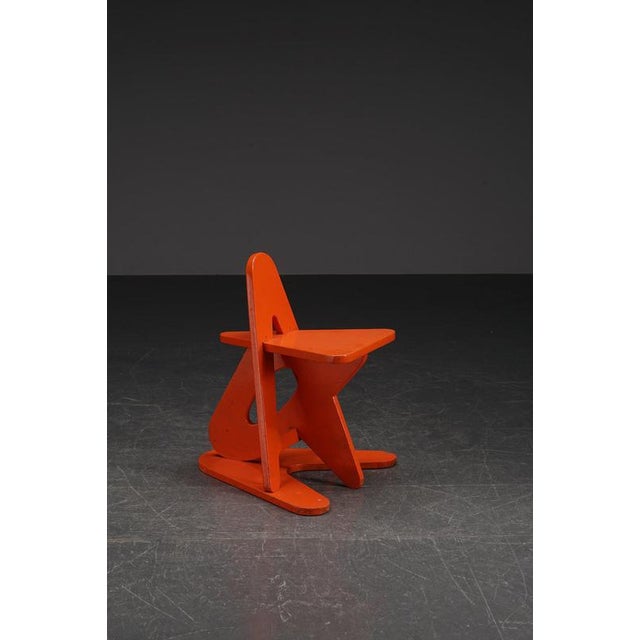 Architectural Side Chair, 1970s For Sale - Image 13 of 14