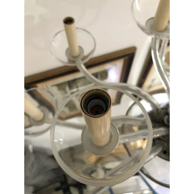 1940s Chandelier 12 Arm Czechoslovakian Glass For Sale In Miami - Image 6 of 13