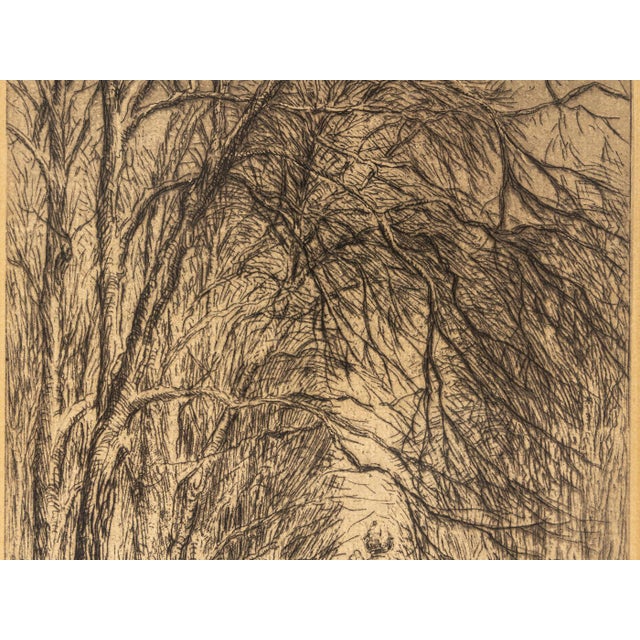 1920s Eugène Rensburg, The Hague, 1925, Etching on Paper, Framed For Sale - Image 5 of 10