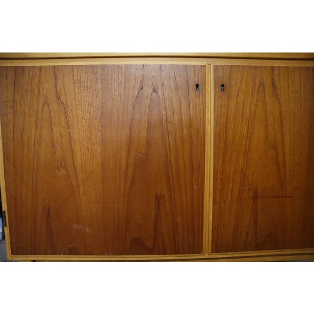 Scandinavian Mid-Century Modern Double Bodied Cabinet For Sale - Image 12 of 12
