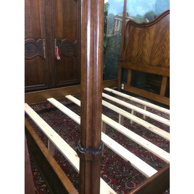 King Size Bed, Poster Bed, Attributed to Century Furniture For Sale - Image 12 of 16