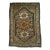Antique Caucasian Shirvan Area Rug, Hand-Woven Wool, Medallion Design, 3' x 5' For Sale