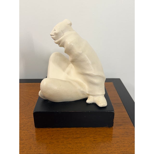 1980s Shirley Thomas Smith Native American Figural Sculpture For Sale In Oklahoma City - Image 6 of 14