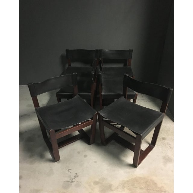 Wood Dining Chairs by Gunther Hoffstead for Uniflex, 1963, Set of 6 For Sale - Image 7 of 16