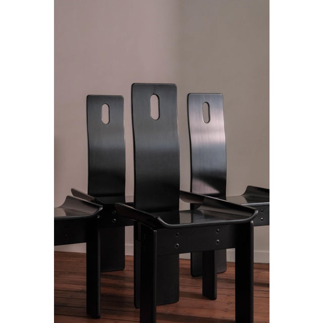 1970s Diago Chairs by Edoardo Landi for Nikol International, 1970s, Set of 4 For Sale - Image 5 of 15