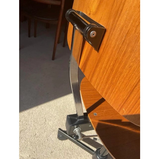 In good used condition with smaller age related markings. Adjustable seat height and backrest. This is a vintage kevi...
