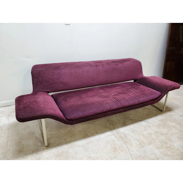 Mid-Century Modern 1990s Maxalto for B&b Italia Floating Sofa For Sale - Image 3 of 10