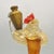 Murano Salviati Peasant Woman Wine Bearer Sculpture/Figurine With Gold Flecks and Gold Leaf (Vintage 1960s) For Sale In Philadelphia - Image 6 of 18