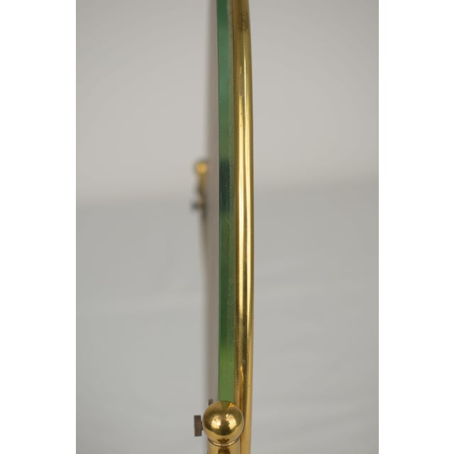 Gold Table Mirror, Italy, 1970s For Sale - Image 8 of 18