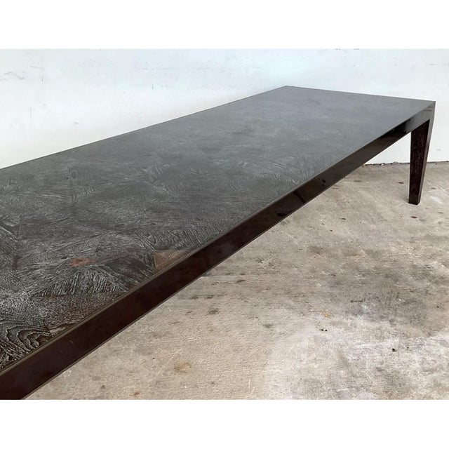 Vintage Monumental 15 Ft Cerused Wood Dining Table For Sale - Image 14 of 16