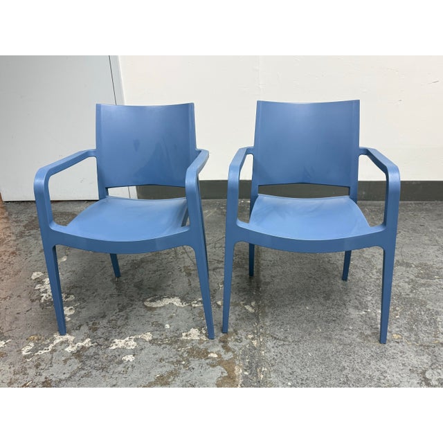 Design Plus Gallery presents a pair of Specto-XL Blue Armchairs from Tilia. Made from fiberglass-reinforced polypropylene,...