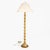 Gold Painted Floor Lamp This lamp measures: 23 wide x 23 deep x 63 inches high This lamp is in Great Vintage Condition...