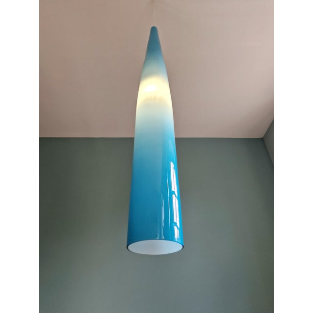 Green and Blue Murano Glass Suspensions by Alessandro Pianon for Vistosi, 1960s, Set of 3 For Sale - Image 18 of 18