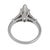 Mid Century Gia 2.00 Carat Marquise Cut Diamond Platinum Engagement Ring, Size 6 For Sale In Los Angeles - Image 6 of 8