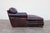 Vintage Old Hickory Tannery Brown Leather Chaise Lounge Chair, Feather Cushions For Sale - Image 11 of 18