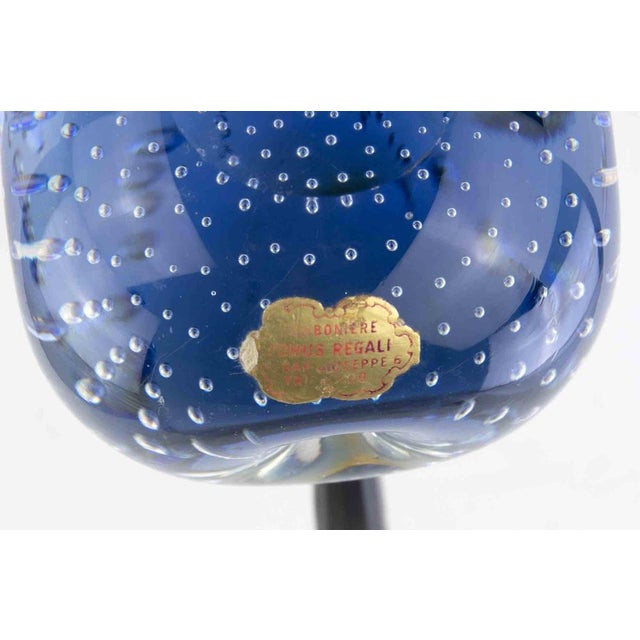 Murano Glass Pen Holder in Blue, Europe, 1970s For Sale - Image 4 of 5