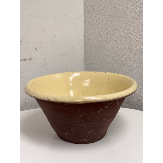 Late 19th Century Antique French Dairy Bowl For Sale - Image 9 of 12