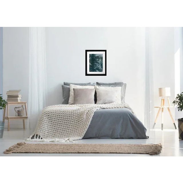 "Tree Web" Contemporary Abstract Forest Landscape Mixed-Media Painting For Sale - Image 4 of 4