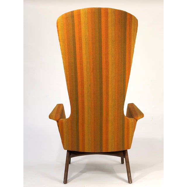 Adrian Pearsall Adrian Pearsall High Back Lounge Chair, Model 1548-C For Sale - Image 4 of 9