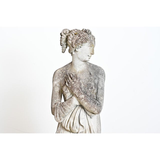 Late 19th Century English Victorian Cast Stone Reproduction of the Venus Italica For Sale - Image 12 of 14