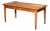 Large French Farm Table of Cherry Wood With Two Removable Leaves For Sale