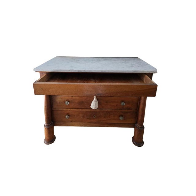 French Empire Style Chest of Drawers For Sale - Image 4 of 14