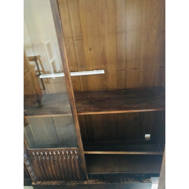 1900 Emil Gerstel Prague Walnut Bookcase For Sale - Image 9 of 10