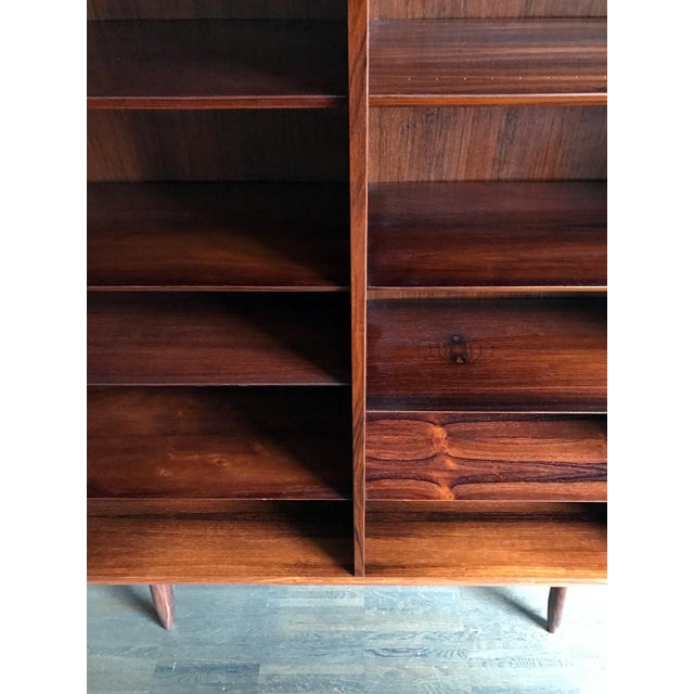 1960s Scandinavian Wood Bookcase by Gunni Omann, 1960s For Sale - Image 5 of 13