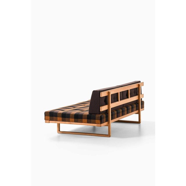 Black Model 4311/4312 Daybed in Upholstered Oak attributed to Børge Mogensen, 1950s For Sale - Image 8 of 11