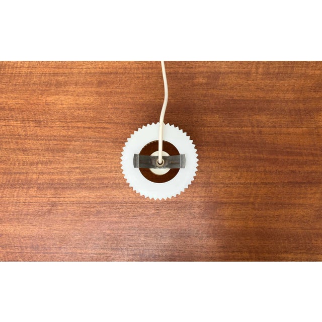 Mid-Century Modern Minimalist Plastic Pendant Lamp from Erco, Germany, 1960s For Sale - Image 4 of 9