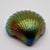 Contemporary Vintage Signed Robert Held Iridescent Favrile Art Glass Seashell Paperweight For Sale - Image 3 of 7