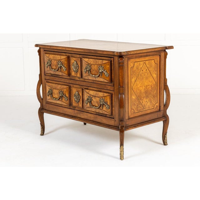 Brown French Mazarin Commode, 18th Century For Sale - Image 8 of 8