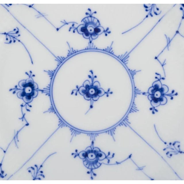 Blue Blue Fluted Plain in Porcelain from Royal Copenhagen, 1938, Set of 6 For Sale - Image 8 of 10
