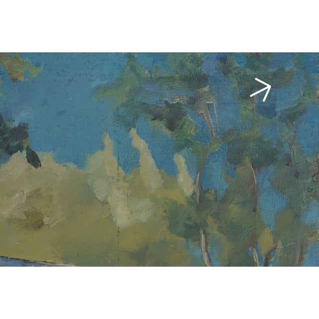 Impressionist Russian Country Scene Landscape by Klever For Sale - Image 3 of 5