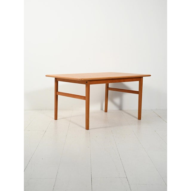 Brown Scandinavian Coffee Table, 1950s For Sale - Image 8 of 8