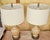 Port 68 Pair of Port 68 Mark Abrams Cream Ceramic Urn Table Lamps With Linen Drum Shades For Sale - Image 4 of 18