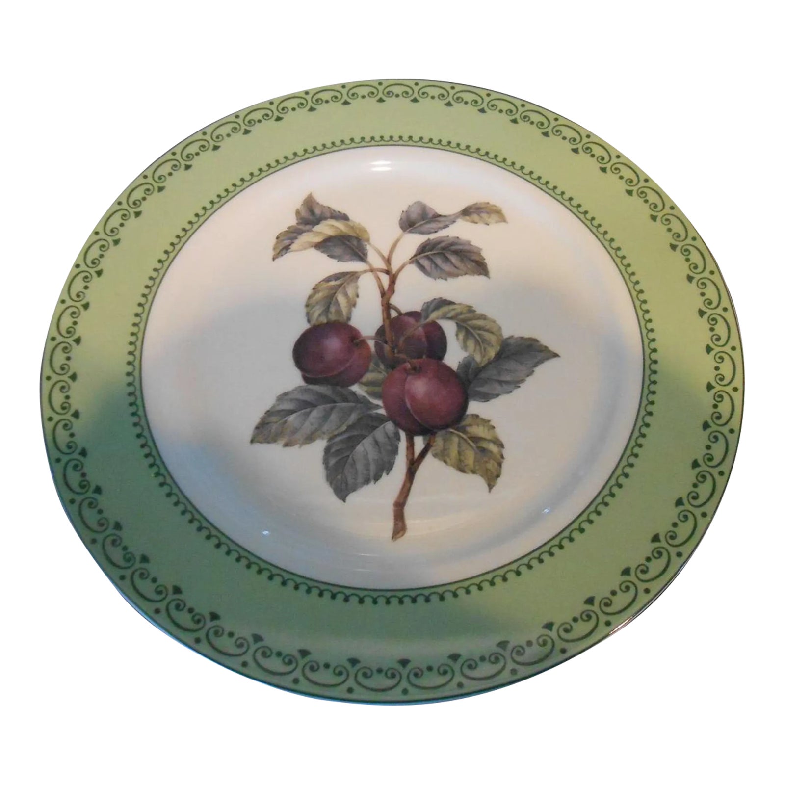 1990s Andrea for Sadek Winterthur Museum Plum Fruit Serving