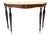 Canaletto Walnut and Beech Console with Marble Top by Paolo Buffa, 1950s For Sale