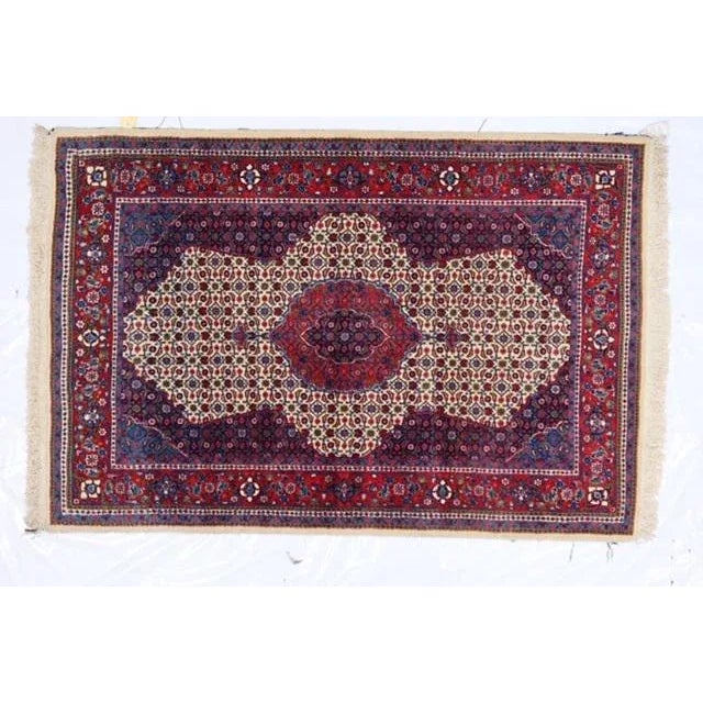 Textile 1970s Vintage Persian Ghiasabad Rug For Sale - Image 7 of 7