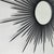 Brutalist Black Wrought Iron Sunburst Mirror, France, 1950s For Sale - Image 15 of 17