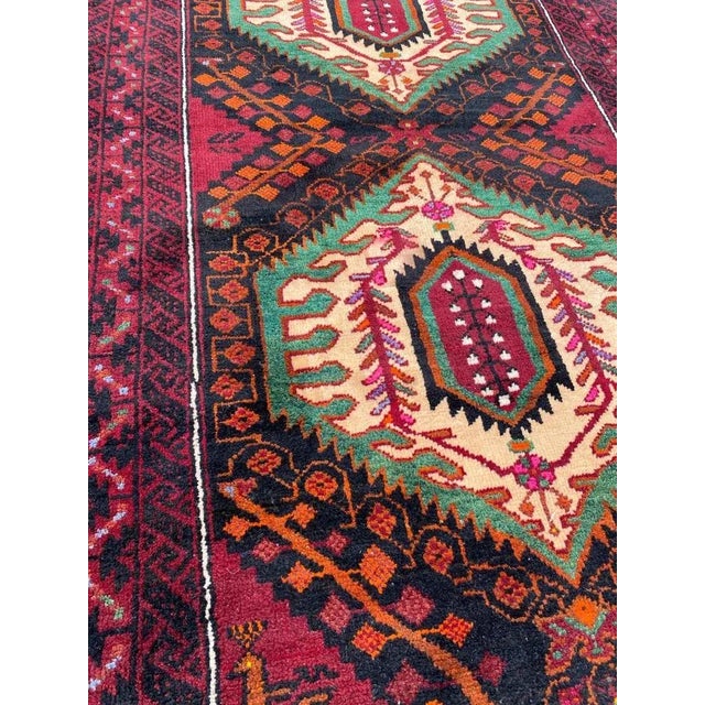 Textile Turkmen Baluch Rug For Sale - Image 7 of 17