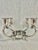 Mid 20th Century Mid 20th Century Reed and Barton #331 Silver Plate 4 Arm Candle Holder Centerpiece With Cut Crystal Bowl For Sale - Image 5 of 12