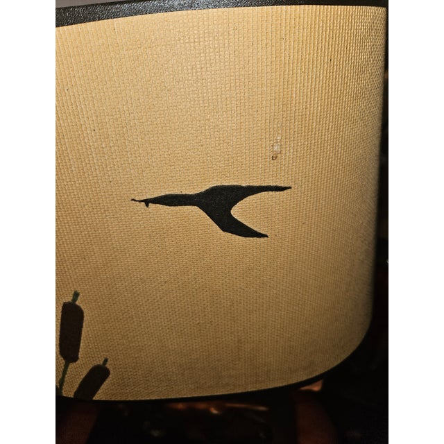 Vintage Sporting Dog Lamp With Custom Shade For Sale - Image 4 of 4