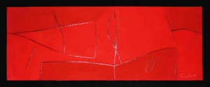 Tommaso Cascella, Depositare Vibrazioni 1, Woodcut, 1990s